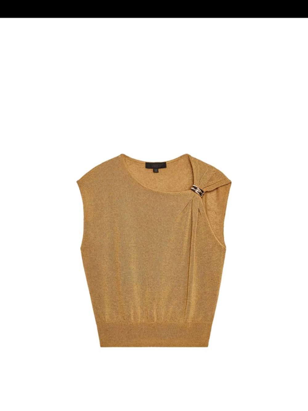 ZARA KNIT TRIM TOP
S | DARK STRAW
REF. 5536/058